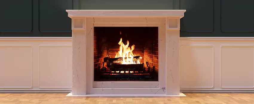 Open Flame Wood-Burning Fireplace Installation Services in Plainfield, Illinois