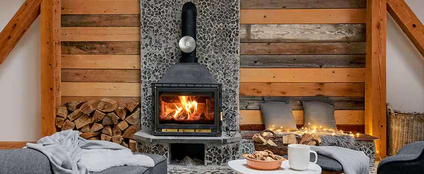 Thelin Hearth Products Direct Vent Gas Stove Fireplace Inspection in Plainfield, Illinois